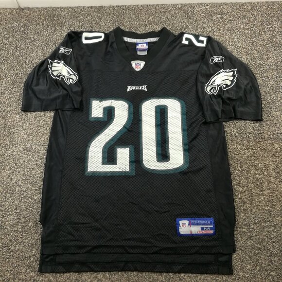 Vintage Philadelphia Eagles Jersey Reebok Mens Medium Brian Dawkins Black